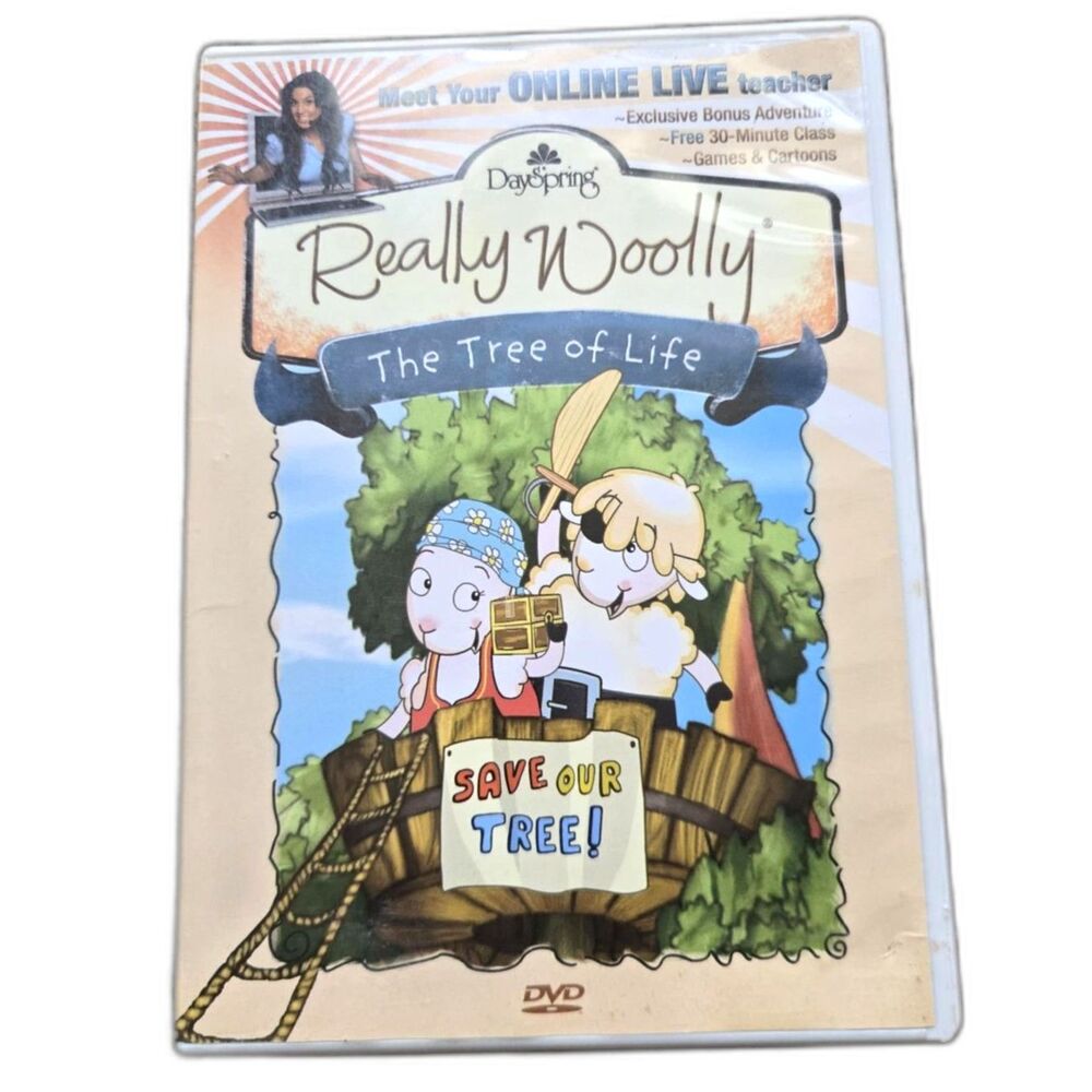 Really Woolly The Tree of Life DVD DaySpring Faith-Based Kids Animation